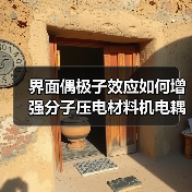 界面偶极子效应如何增强分子压电材料机电耦合（图4）
