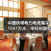 中国铁塔电力电缆集采1681万米，中标份额如何分配？（图1）