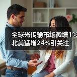全球光传输市场微增1% 北美猛增24%引关注（图1）
