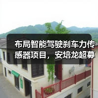 布局智能驾驶刹车力传感器项目,安培龙超募4130万投资(图4) 布局智能驾驶刹车力传感器项目,安培龙超募4130万投资(图4)