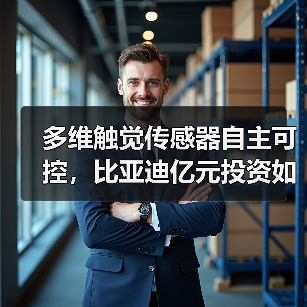 多维触觉传感器自主可控，比亚迪亿元投资如何破局具身智能？（图1）
