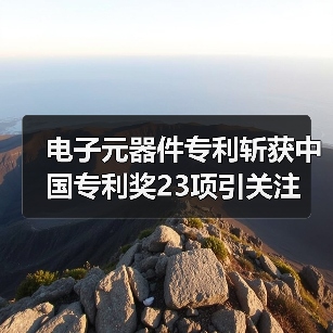 电子元器件专利斩获中国专利奖23项引关注(图2) 电子元器件专利斩获中国专利奖23项引关注(图2)