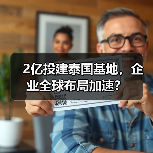 2亿投建泰国基地,企业全球布局加速?(图2) 2亿投建泰国基地,企业全球布局加速?(图2)