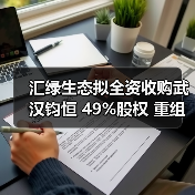汇绿生态拟全资收购武汉钧恒 49%股权 重组进展引关注（图1）