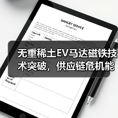 无重稀土EV马达磁铁技术突破，供应链危机能否缓解？（图1）