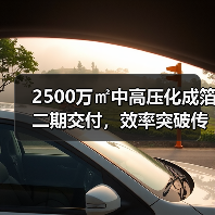 2500万㎡中高压化成箔二期交付,效率突破传统工艺20%-40%(图3) 2500万㎡中高压化成箔二期交付,效率突破传统工艺20%-40%(图3)