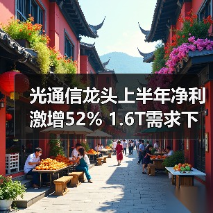 光通信龙头上半年净利激增52% 1.6T需求下半年将爆发(图1) 光通信龙头上半年净利激增52% 1.6T需求下半年将爆发(图1)