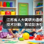 江苏省人大调研光通信技术创新，智能制造引领产业升级（图1）