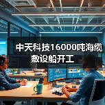 中天科技16000吨海缆敷设船开工(图2) 中天科技16000吨海缆敷设船开工(图2)
