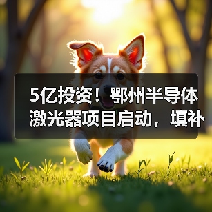 5亿投资！鄂州半导体激光器项目启动，填补上游产业链空白（图1）
