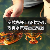 空芯光纤工程化突破:攻克水汽与雷击难题(图2) 空芯光纤工程化突破:攻克水汽与雷击难题(图2)