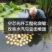 空芯光纤工程化突破:攻克水汽与雷击难题(图1) 空芯光纤工程化突破:攻克水汽与雷击难题(图1)