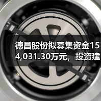德昌股份拟募集资金154,031.30万元,投资建设汽车电机及小家电产品建设项目(图1) 德昌股份拟募集资金154,031.30万元,投资建设汽车电机及小家电产品建设项目(图1)