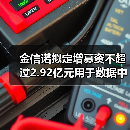 金信诺拟定增募资不超过2.92亿元用于数据中心高速互连产品扩产建设项目(图1) 金信诺拟定增募资不超过2.92亿元用于数据中心高速互连产品扩产建设项目(图1)