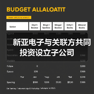 新亚电子与关联方共同投资设立子公司(图2) 新亚电子与关联方共同投资设立子公司(图2)