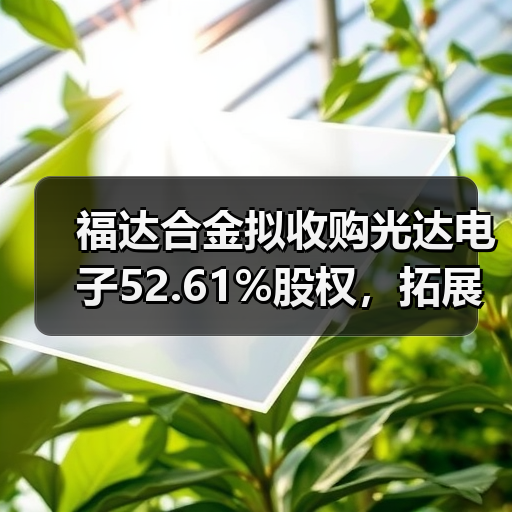 福达合金拟收购光达电子52.61%股权,拓展电学金属材料产业链(图3) 福达合金拟收购光达电子52.61%股权,拓展电学金属材料产业链(图3)
