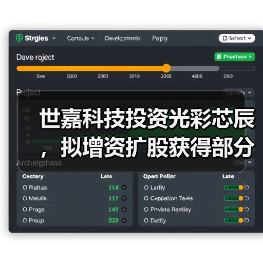 世嘉科技投资光彩芯辰,拟增资扩股获得部分股权(图4) 世嘉科技投资光彩芯辰,拟增资扩股获得部分股权(图4)