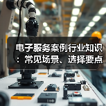 电子服务案例行业知识：常见场景、选择要点与注意事项（图4）