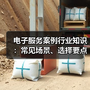 电子服务案例行业知识：常见场景、选择要点与注意事项（图3）